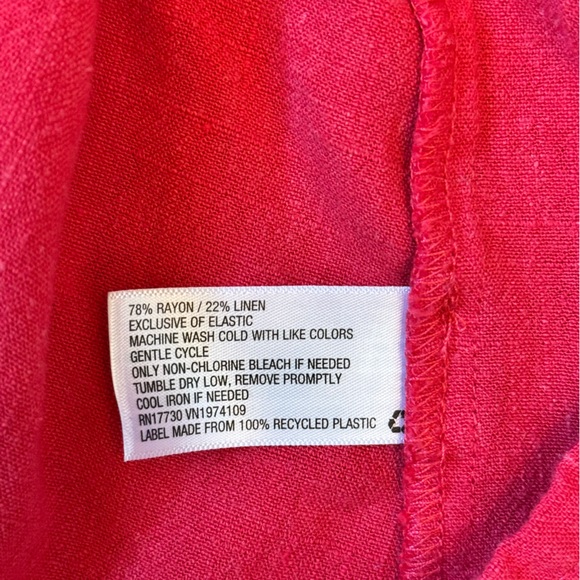 Universal Thread Women’s Adjustable Spaghetti Straps Red Button-Down Sundress M - Picture 9 of 12